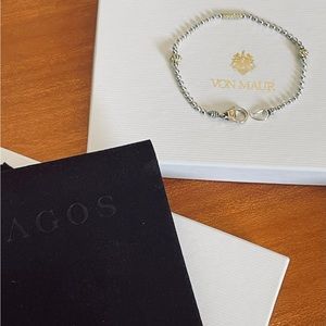 Lagos Two-Tone Caviar Beaded Bracelet